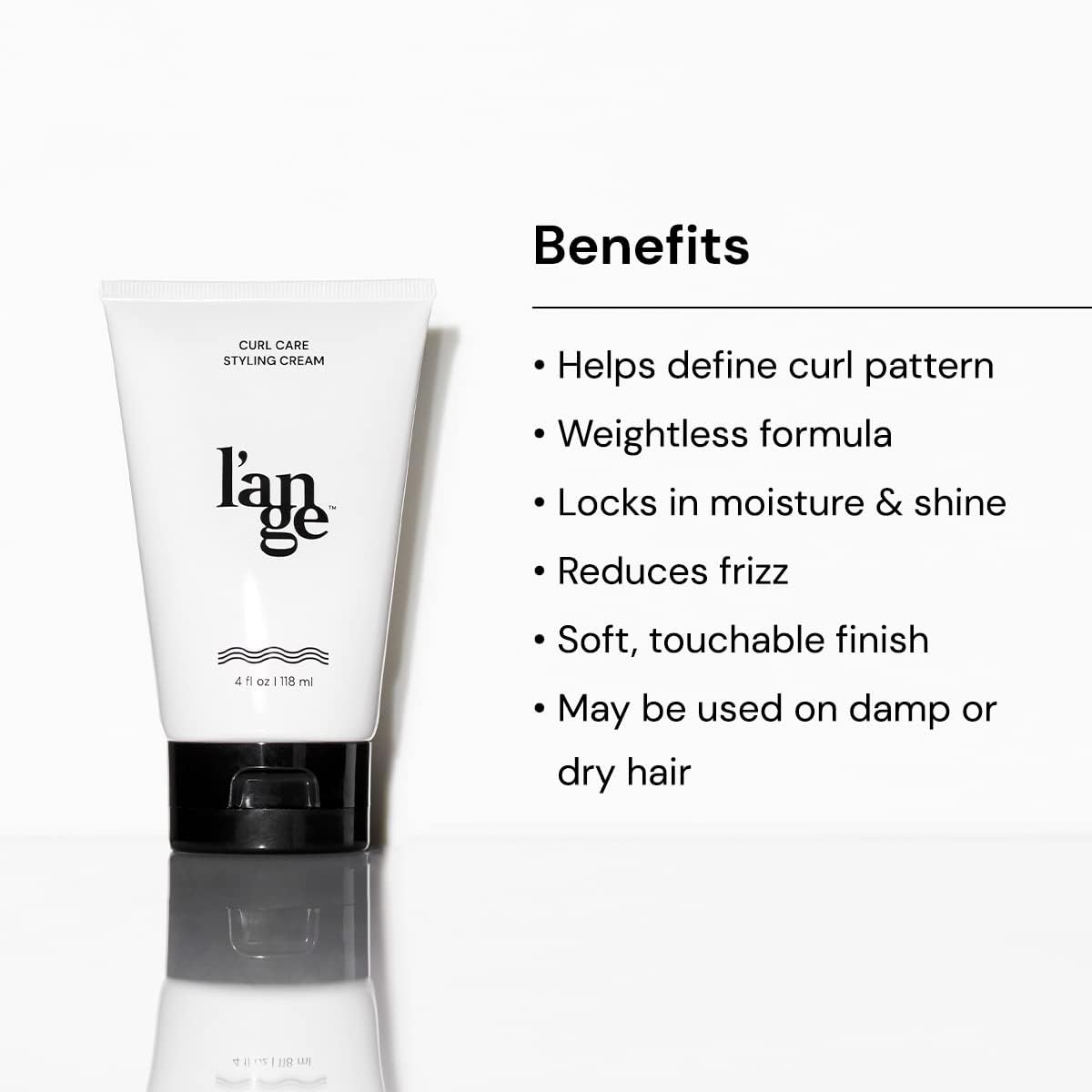 L'ANGE Hair Styling Cream for Curly Hair, Defines and Enhances Curl Pattern, Hydrates , Reduces Frizz, Sulfate, Paraben and Silicone Free, 8 oz Beauty & Personal Care L'ANGE HAIR