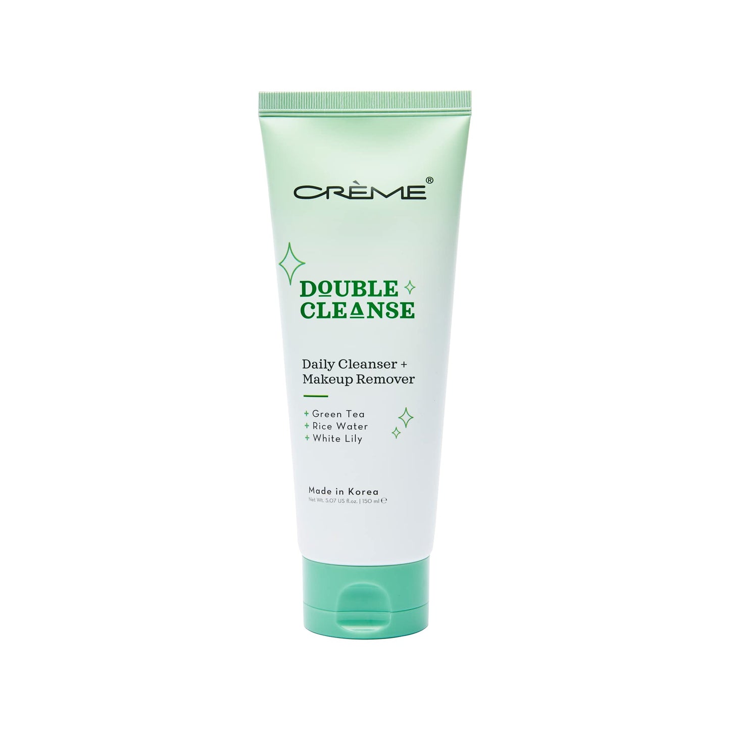 The Crème Shop Korean Skincare Double Cleanse 2-In-1 Green Tea Face Wash, Brightening Treatment, Acne Treatment, Calms Redness, Cleanses Pores, Makeup Beauty & Personal Care The Crème Shop