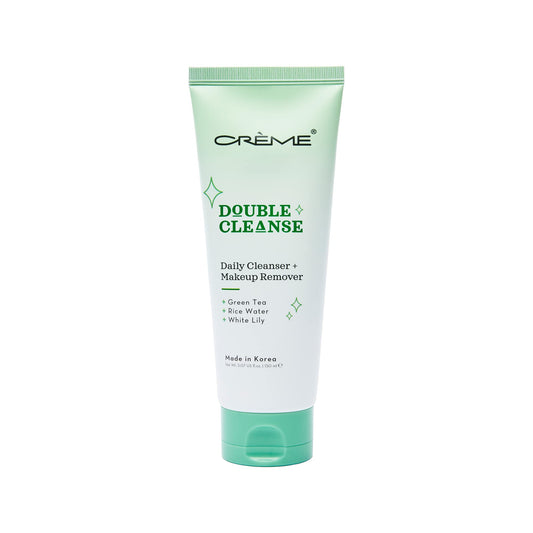 The Crème Shop Korean Skincare Double Cleanse 2-In-1 Green Tea Face Wash, Brightening Treatment, Acne Treatment, Calms Redness, Cleanses Pores, Makeup Beauty & Personal Care The Crème Shop