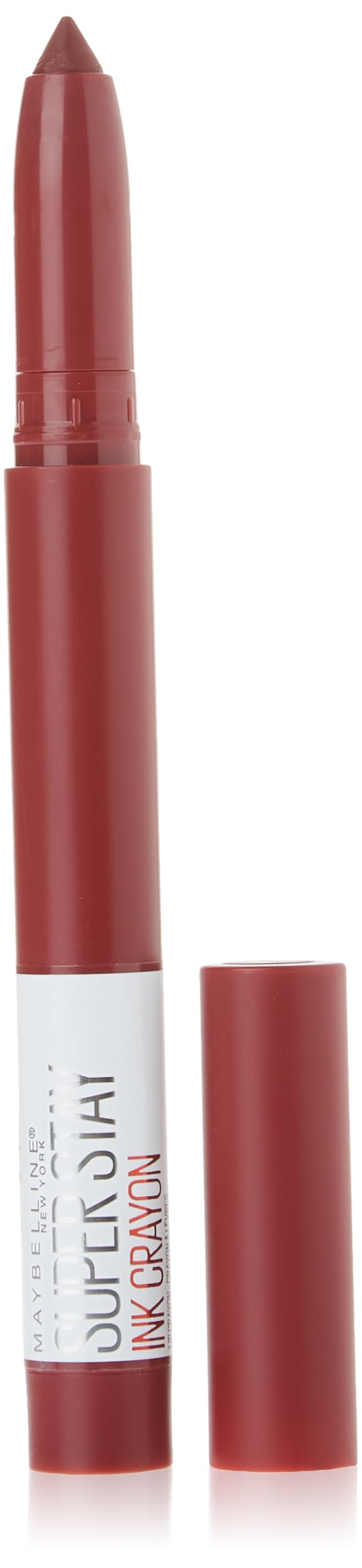 Maybelline Super Stay Ink Crayon Lipstick Makeup, Precision Tip Matte Lip Crayon with Built-in Sharpener, Longwear Up To 8Hrs, Make It Happen, Berry Beauty & Personal Care MAYBELLINE