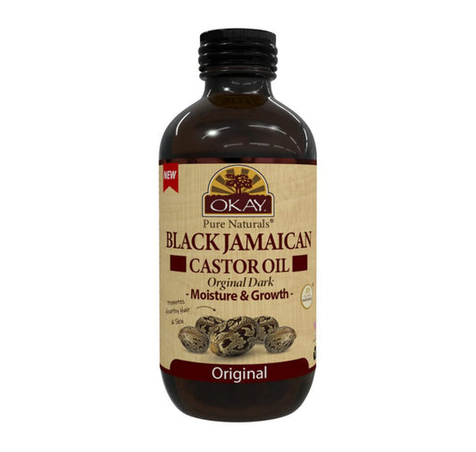 Black Jamaican Castor Oil Original Dark by Okay for Unisex - 4 oz Oil Beauty & Personal Care OKAY