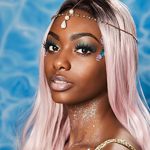 Iridescent Face & Body Glitter - Chunky Glitter - Uses Include: Holidays, Cheerleading, Festival, Rave, Hair, Makeup, Face, Body, Nails, Resin, Arts Beauty & Personal Care Electric Bliss Beauty