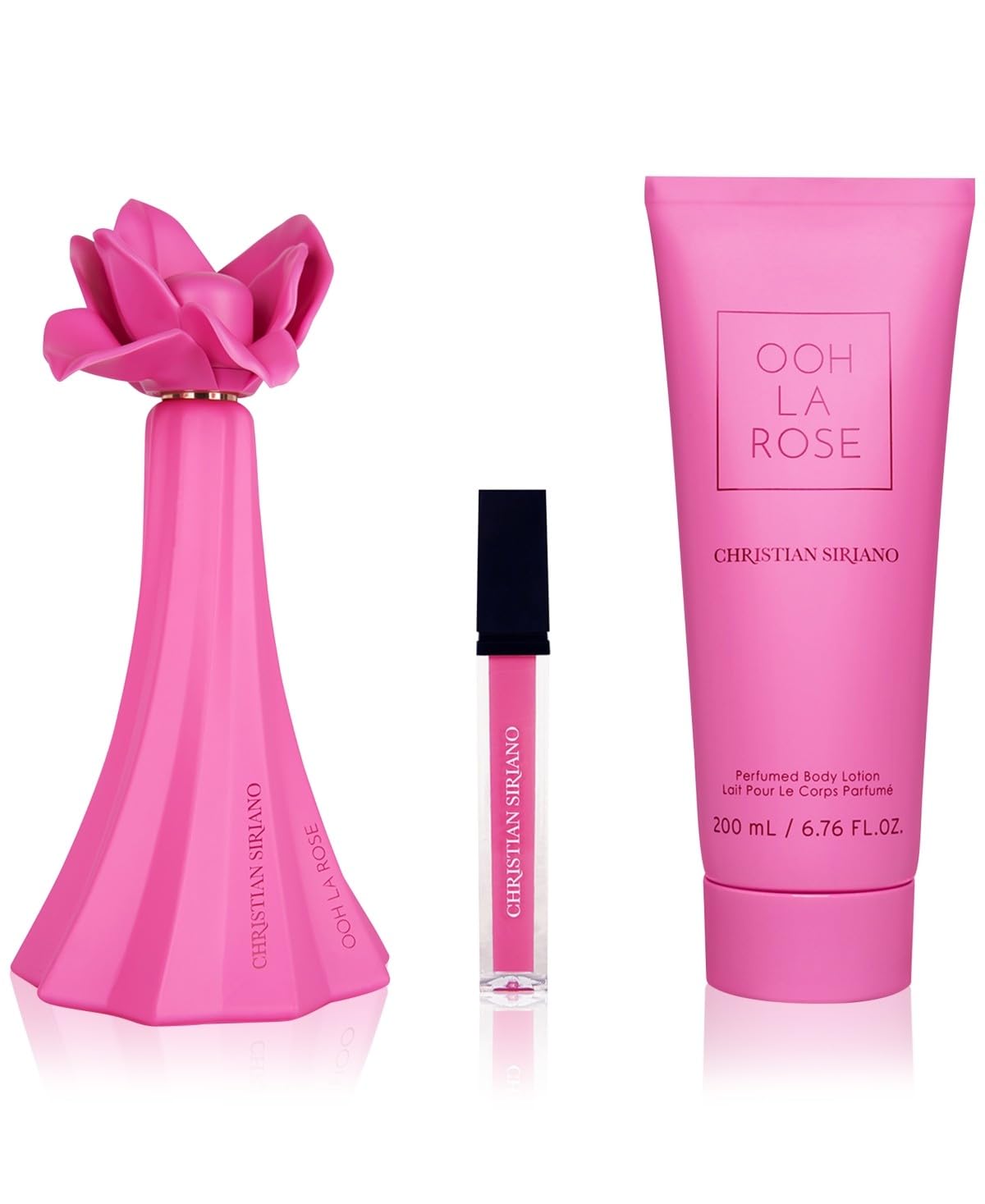 Ooh La Rose By Christian Siriano, 3 Piece Gift Set For Women Beauty & Personal Care Christian Siriano