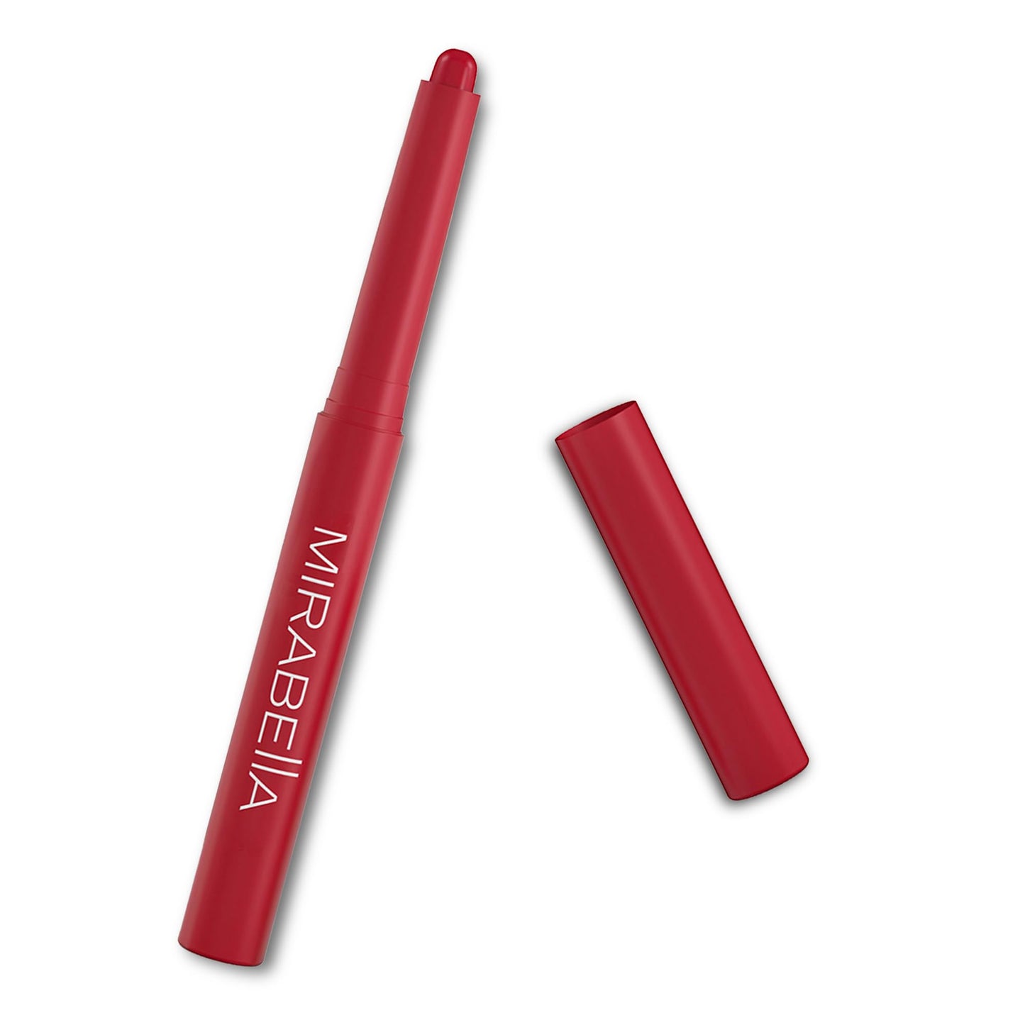 Mirabella - Velvet Matte Lip Crayon, Retractable Highly-Pigmented 2-in-1 Makeup, Long-Lasting Hydrating Lipstick Crayon + Lip Liner, Moisturizing Beauty & Personal Care Mirabella