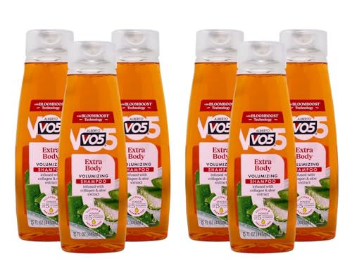 Alberto Vo5 Extra Body Shampoo, 15 Oz. (Pack of 6)