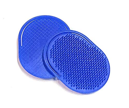 G.B.S Soft Pocket Palm Brush Portable Hair Brush and Head Scratcher Use for Women, Men, Pets Easy to Hold Massager Hair Growth Durable Pack of 3 (2