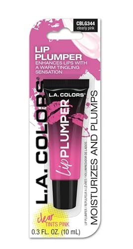L.A. COLORS L.A Lip Plumper Clearly Pink Color 0.3 fl oz 3 inc Beauty & Personal Care L.A. COLORS
