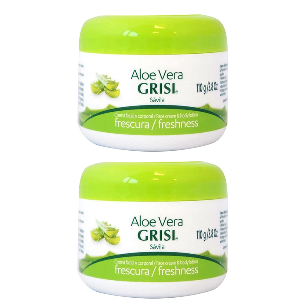 Grisi Aloe Vera Face Cream & Body Lotion Freshness, 3.8 oz (Pack of 2) Beauty & Personal Care Grisi