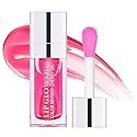 Fovcos Hydrating Lip Glow Oil, Moisturizing Lip Glow Oil, Lip Plumper Gloss, Transparent Lip Gloss, Lip Oil, Plumping Lip Oil, Lip Balm, Tinted Lip Beauty & Personal Care Fovcos