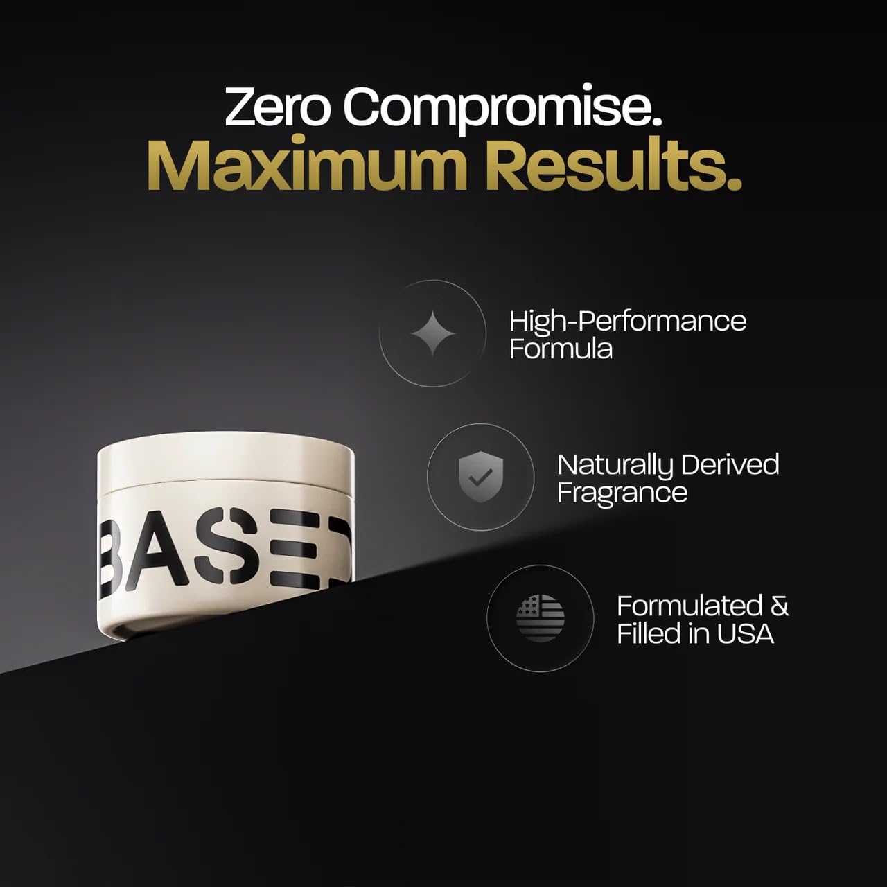 BASED Curl Gel - Maximum Hold & Definition Without Flakes - Scrunches Out Soft with Irish Sea Moss & Flaxseed - Non-Toxic, Paraben Free Formula Beauty & Personal Care BASED BODYWORKS