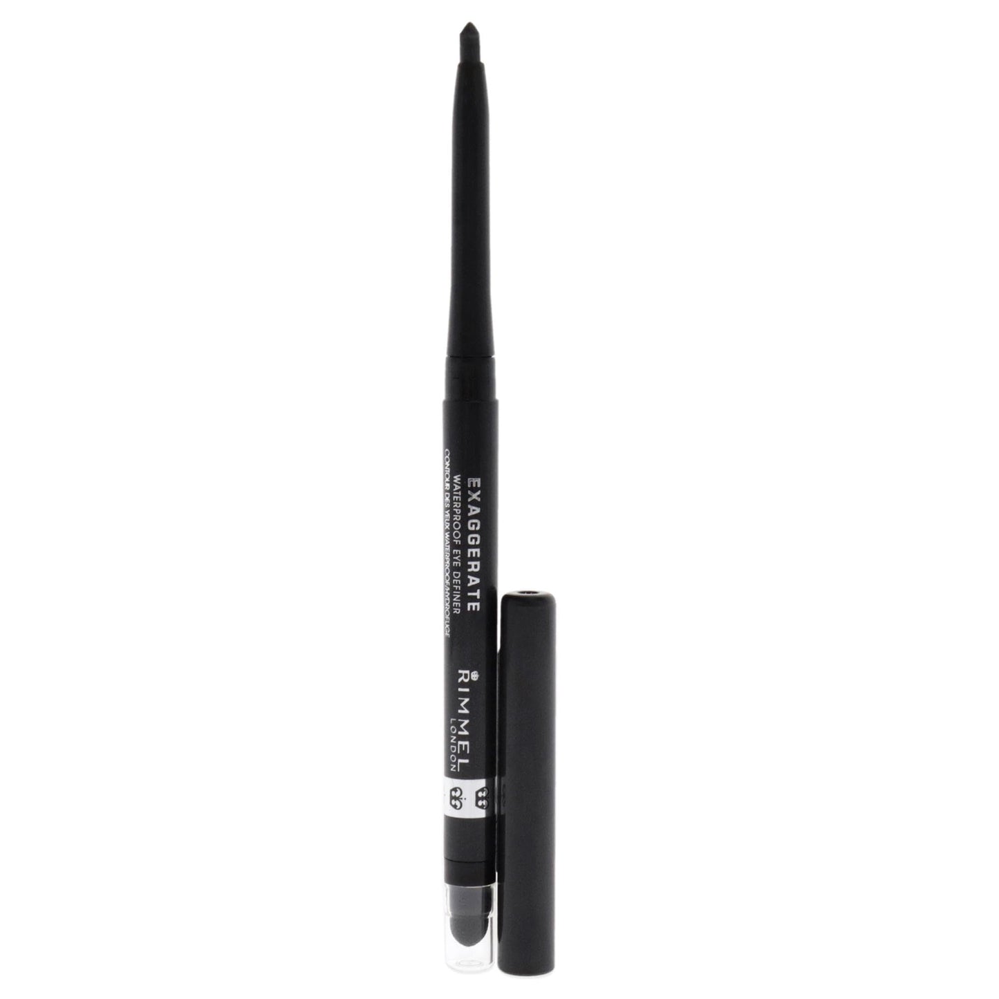Rimmel London Exaggerate Eye Definer Crayon Waterproof - 263 Starlit Black Eyeliner Women 0.01 oz Beauty & Personal Care Rimmel