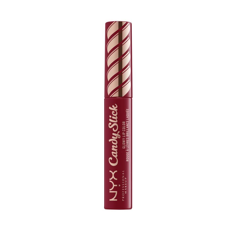 NYX PROFESSIONAL MAKEUP Candy Slick Glowy Lip Color Gloss - Single Serving (Wine Red) Beauty & Personal Care NYX PROFESSIONAL MAKEUP