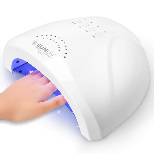SUNUV UV LED Nail Lamp, Gel Light for Nail Polish UV Dryer with 3 Timers SUNone White Beauty and Personal Care SUNUV Default Title