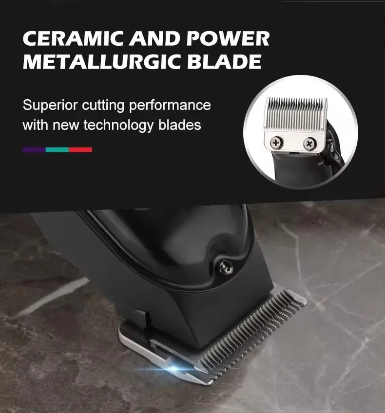 QDKVTNDJZ Hair Clippers for Men, Trimmer Professional Cordless Barber Adjustable Portable Cutting Machine Digital Display for Beauty and Personal Care QDKVTNDJZ