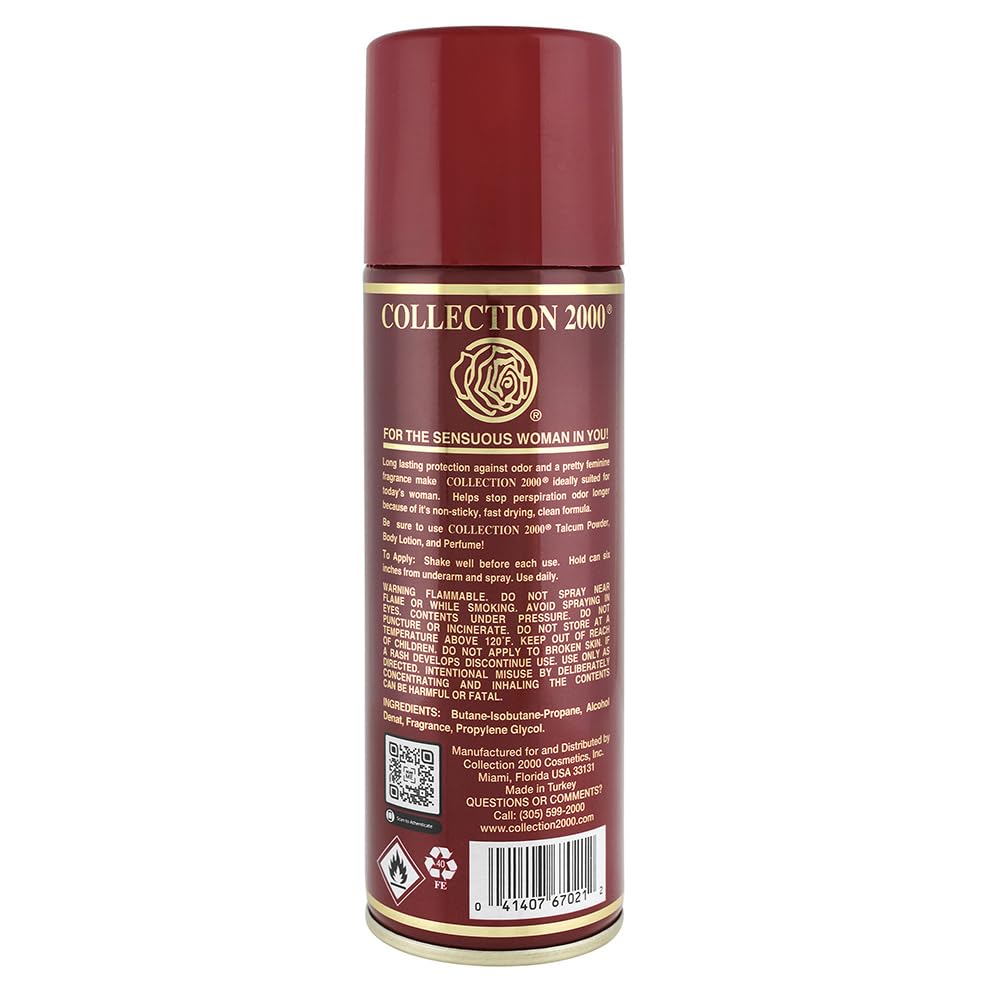 Original Collection 2000 Spray Deodorant for Women 5.5oz-156g (6 Pack) Beauty and Personal Care Collection