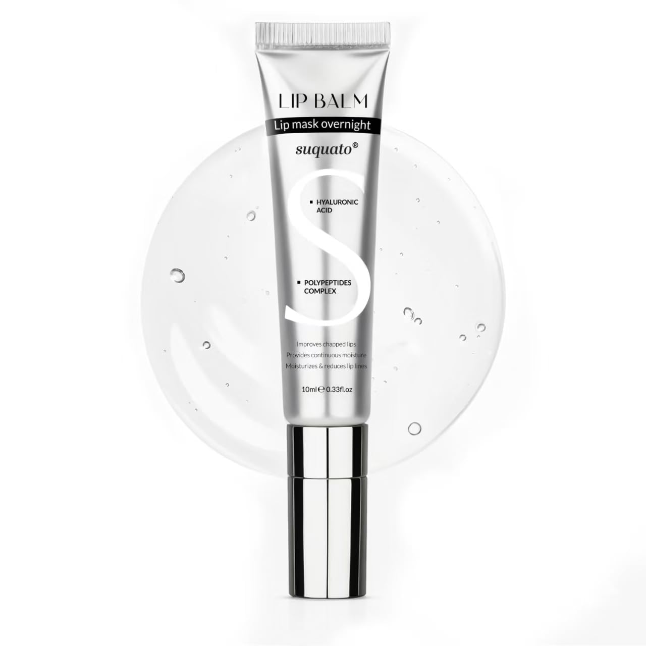Peptide Lip Treatment Butter Balm: Mini Plumping Gloss Set for Dry Care, With Hyaluronic Acid and Mask Overnight for Glowy Skin, Travel Size Night Beauty & Personal Care suquato