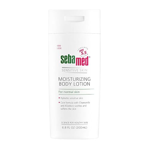 Sebamed Moisturizing Body Lotion for Sensitive Skin pH 5.5 Hypoallergenic Naturally Soothes and Moisturizes 6.8 Fluid Ounces (200 Milliliters) Beauty & Personal Care SEBAMED