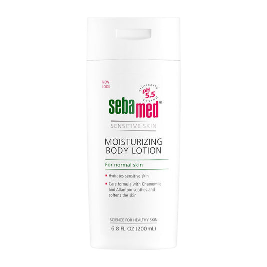 Sebamed Moisturizing Body Lotion for Sensitive Skin pH 5.5 Hypoallergenic Naturally Soothes and Moisturizes 6.8 Fluid Ounces (200 Milliliters) Beauty & Personal Care SEBAMED