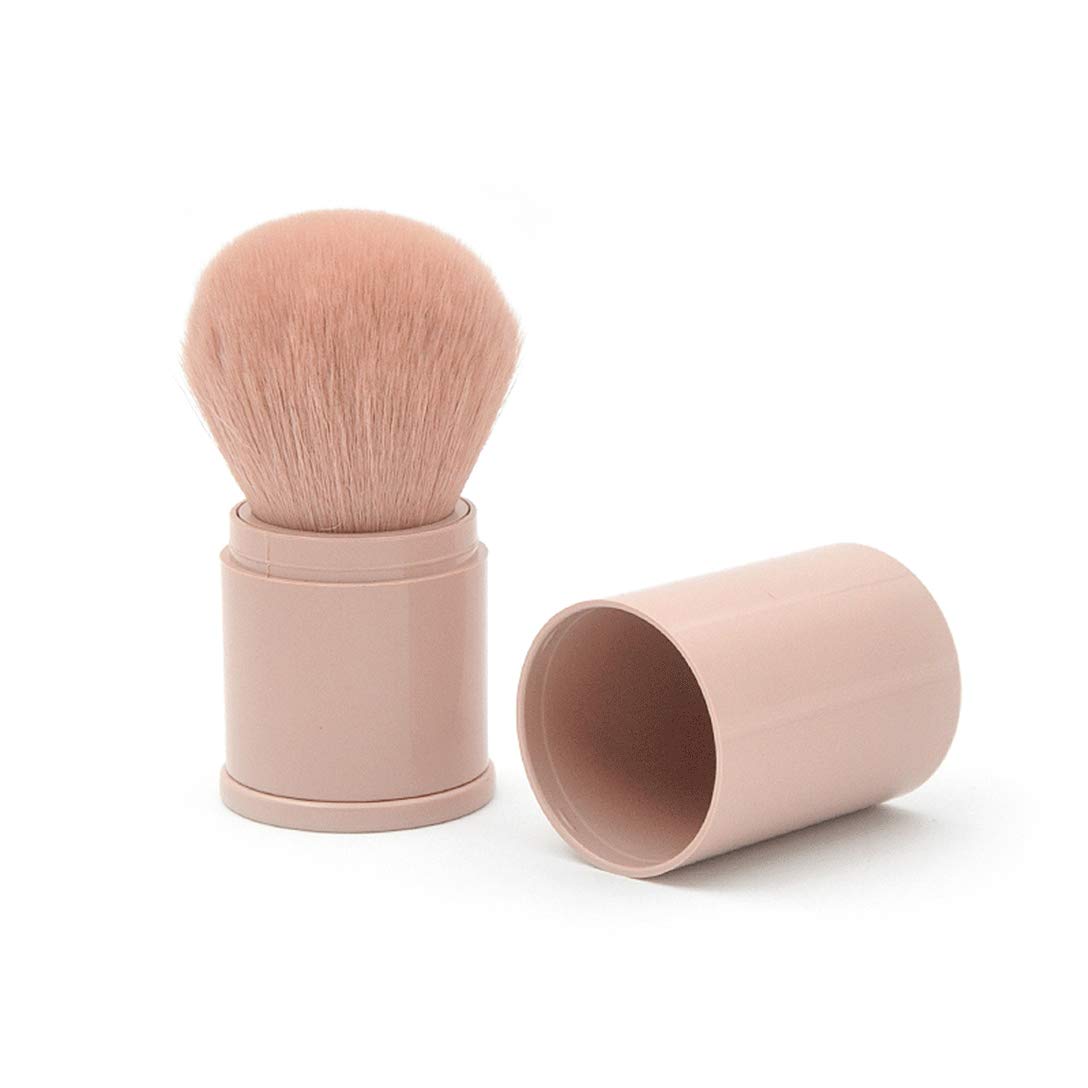 RN BEAUTY Retractable Powder Brushes Foundation Brush Blush Brush Bronzer Brush Face Blender Brush Professional Mineral Blending Buffing Kabuki Makeup Beauty & Personal Care RN BEAUTY