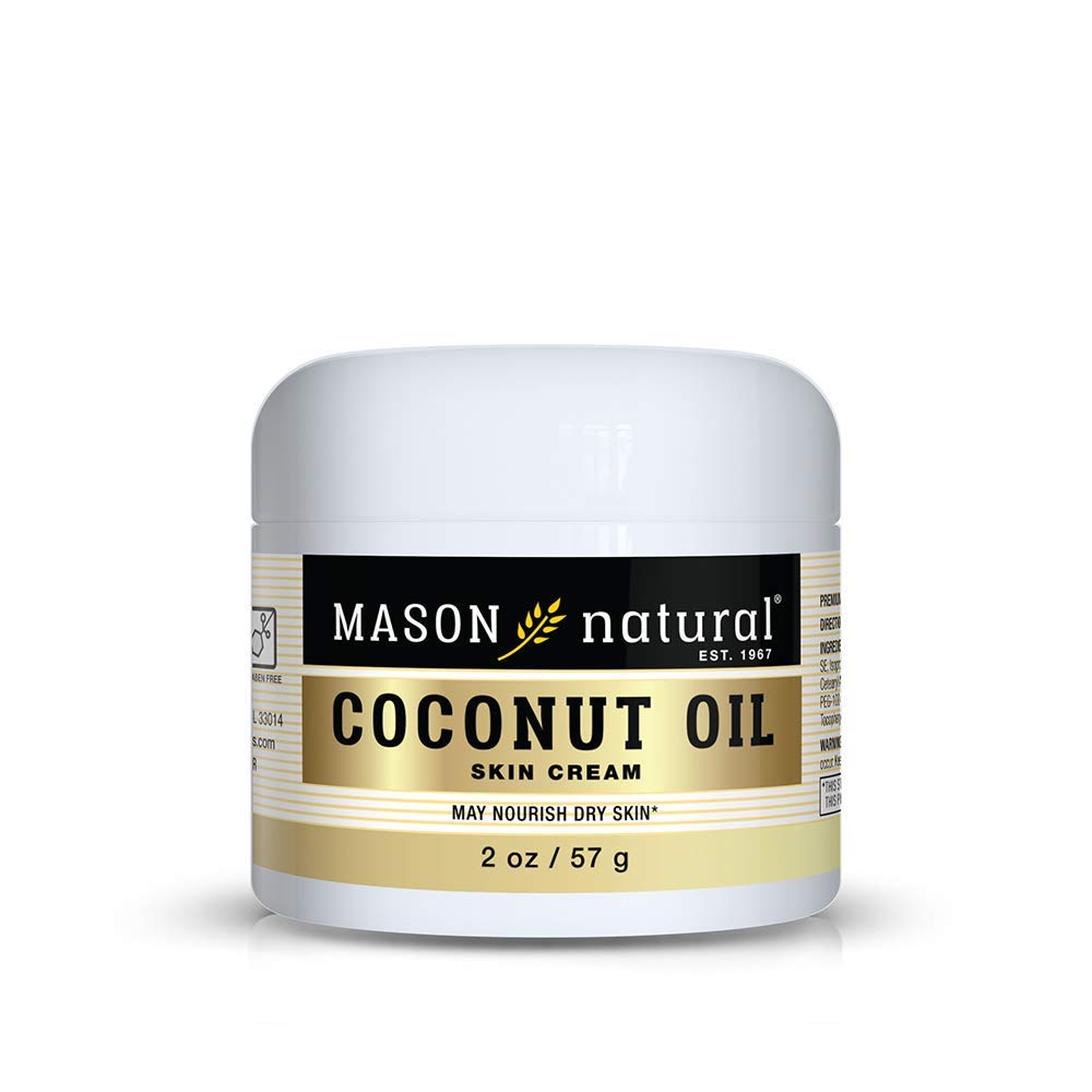 Mason Naturals Coconut Oil Beauty Cream 2 oz. per Jar Pack of 3 ToTal 6 oz. Beauty & Personal Care MASON NATURAL