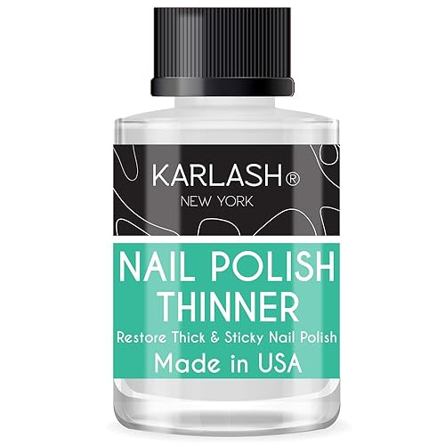 Karlash Professional Nail Polish Thinner 0.5 oz - Restore thick and sticky nail polish (1 Piece) Beauty & Personal Care Karlash