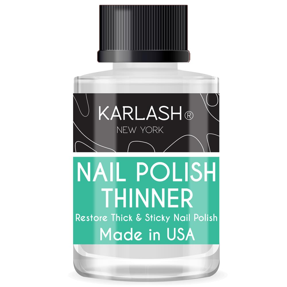Karlash Professional Nail Polish Thinner 0.5 oz - Restore thick and sticky nail polish (1 Piece) Beauty & Personal Care Karlash