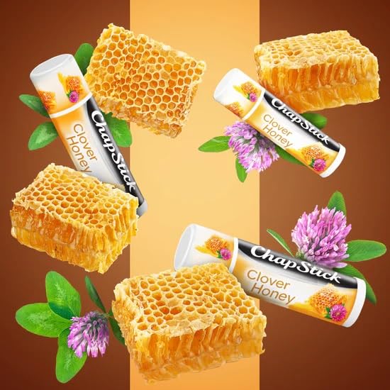 ChapStick Lip Moisturizer, Clover Honey, 12-Pack Limited Edition Bulk Lip Balm, Sweet & Aromatic, 0.15 Oz Ea Beauty and Personal Care ChapStick