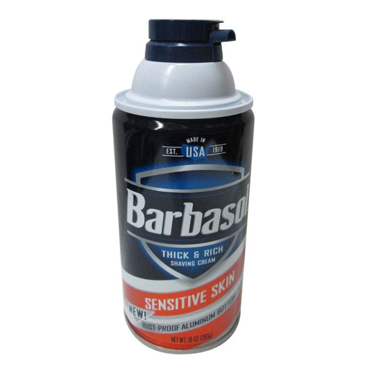 Barbasol Thick & Rich Shaving Cream, Sensitive Skin 10 oz (Pack of 12) Beauty and Personal Care Barbasol