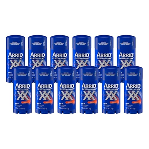 Arrid XX Extra Extra Dry Solid Antiperspirant Deodorant, Regular, 2.6 oz. (Pack of 12) Beauty and Personal Care Arrid