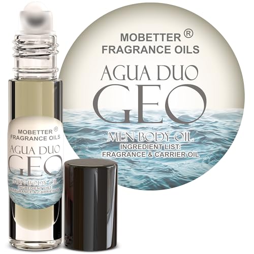 MOBETTER FRAGRANCE OILS Agua Duo Geo Men Fragrance Body Oil Beauty & Personal Care MOBETTER FRAGRANCE OILS