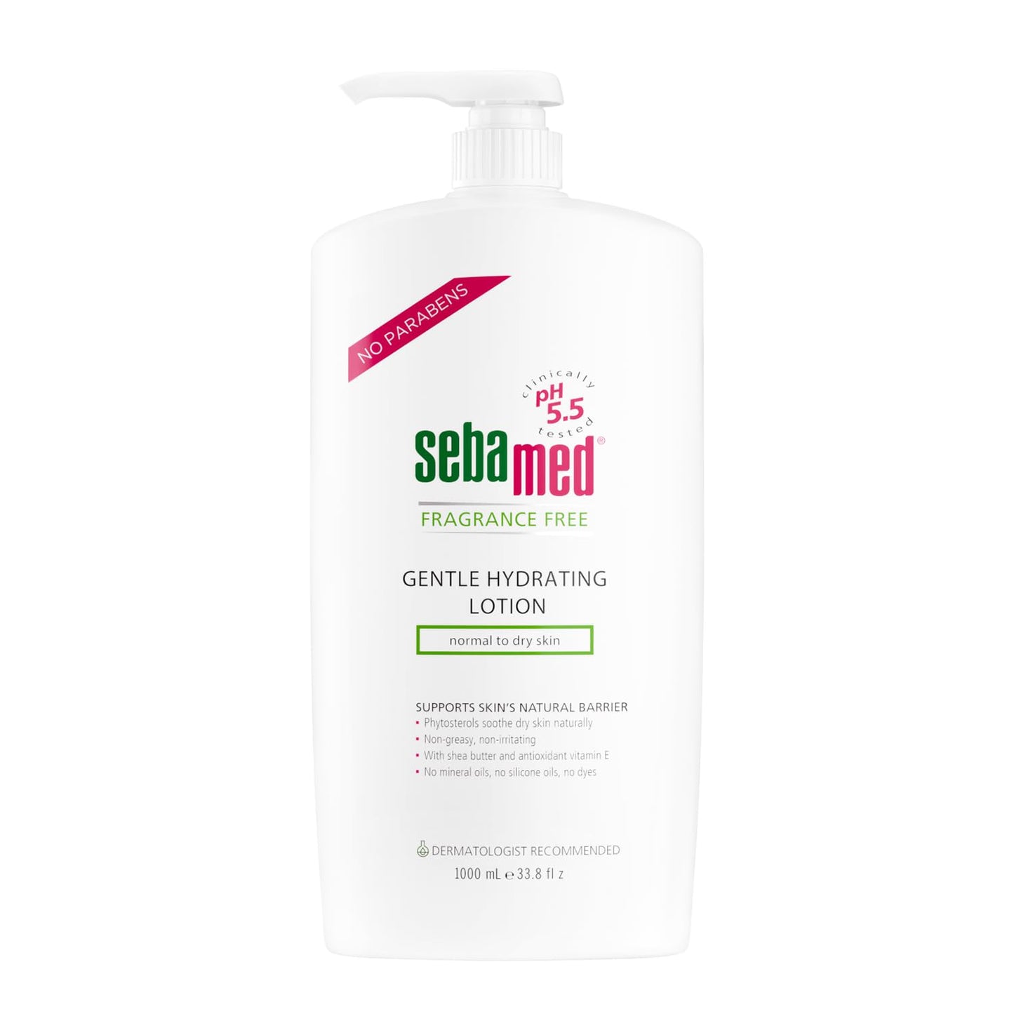 SEBAMED Fragrance-Free Gentle Hydrating Lotion Ultra Mild Dermatologist Recommended Moisturizer for Normal To Dry Sensitive Skin 33.8 Fluid Ounces (1 Beauty & Personal Care SEBAMED