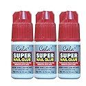 CALA Super Nail Glue - Professional Quick Dry Nail Glue Adhesive for False Nails, Tips & Art Accessories - Salon Quality Strong Hold for Natural Nail Beauty & Personal Care CALA