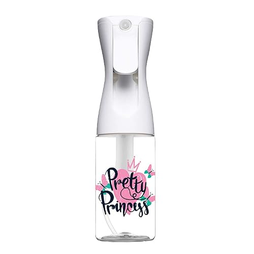 MJDFS Stylist Airless Aerosol Refillable water sprayer 6oz Pretty Princess white Beauty & Personal Care MJDFS