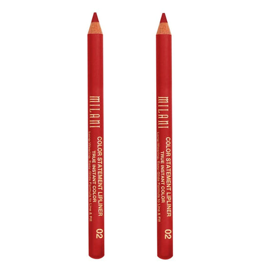 Pack of 2 Milani Color Statement Lipliner, True Red 02 Beauty & Personal Care Milani