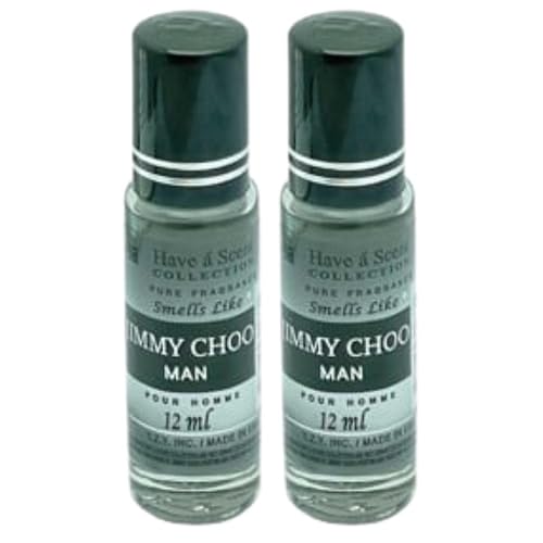 E de B Smell Like Jimmy CH Man Pour Homme Roll On Oil 12ml (Pack of 2) Beauty & Personal Care E de B