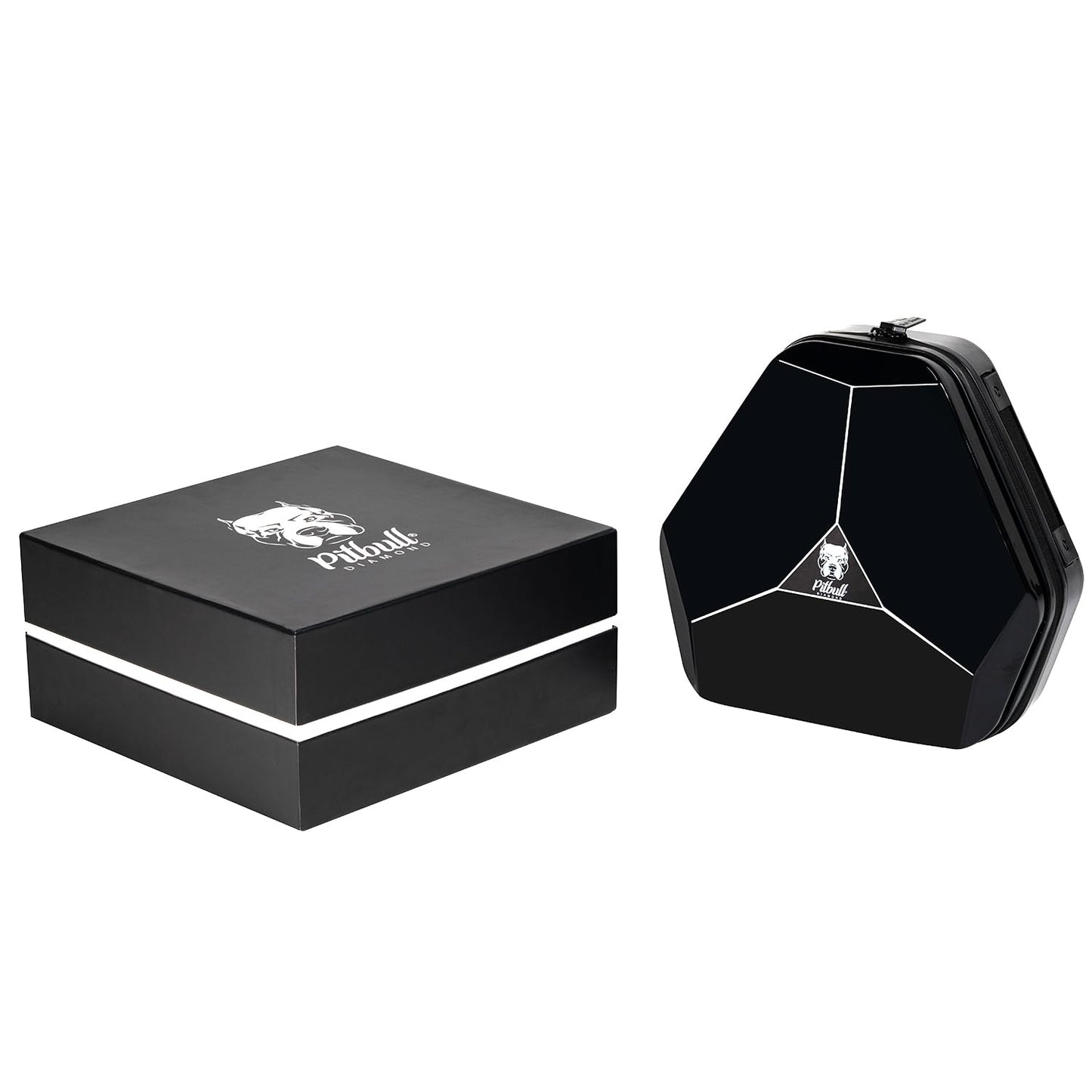 Skull Shaver Pitbull Diamond Travel Case - Durable Glossy Case for Shaver Storage - Compact Organizer - Travel-Friendly Design - Great Gift Idea Beauty and Personal Care Skull Shaver