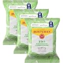 Burt’s Bees Soothing, Fragrance Free Facial Towelettes for Sensitive Skin, Aloe Vera, 100% Plant Based Cloths; 99% Natural Origin; Removes Makeup Beauty & Personal Care Burt's Bees