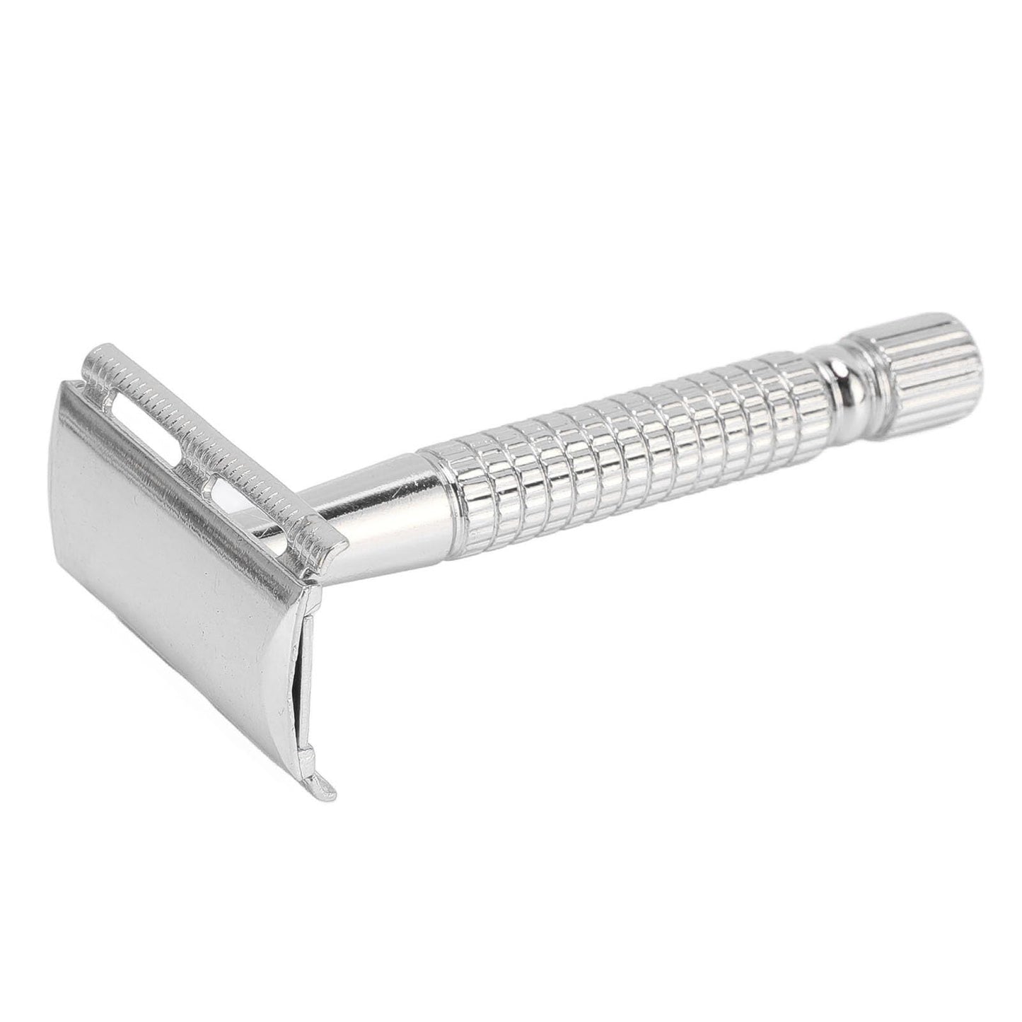 Yinhing Long Handle Double Sided Shaving Tool Premium Metal Vintage Safety with Refill Blades Stand Cleaning Brush for Men Home Travel Grooming Beauty and Personal Care Yinhing
