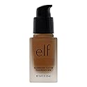 e.l.f. Flawless Satin Foundation, Lightweight & Medium Coverage, Semi-Matte Finish, Vegan , Nutmeg, 0.68 Fl Oz (20mL) Beauty & Personal Care e.l.f.