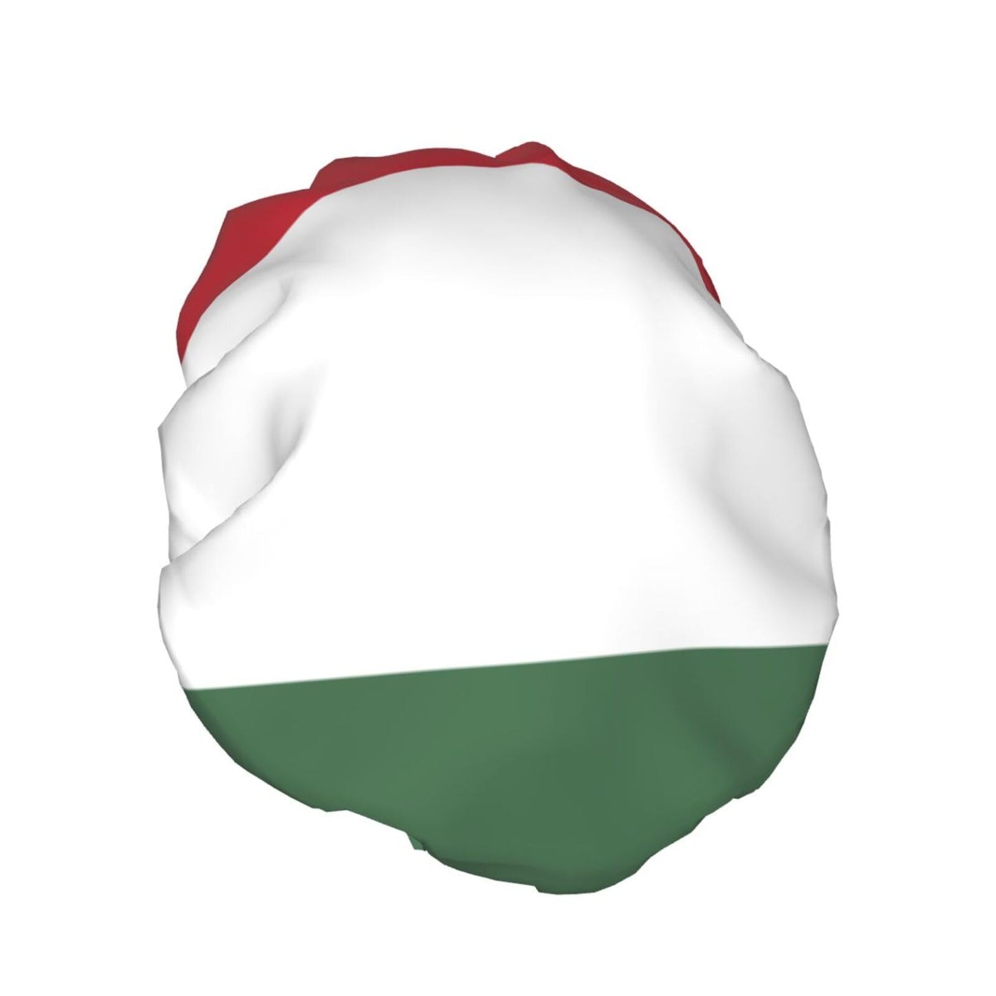 Hungary Flag Prints Shower Cap Double Layer Lined Waterproof Bathing Shower Hat Beauty and Personal Care Hayyett