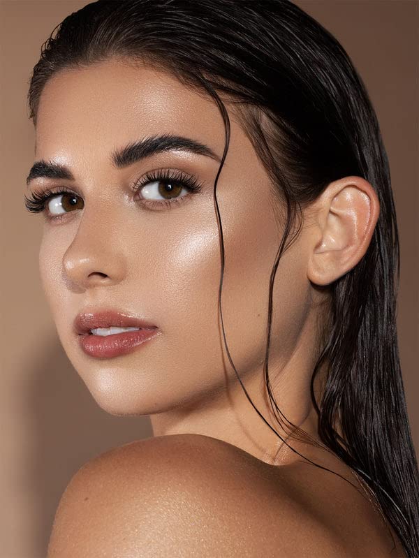 SHEGLAM Glow Bloom Liquid Waterproof Highlighter Long Lasting Cream Highlighter with Shimmer Dewy Finish - Vanilla Frost Beauty & Personal Care SHEGLAM