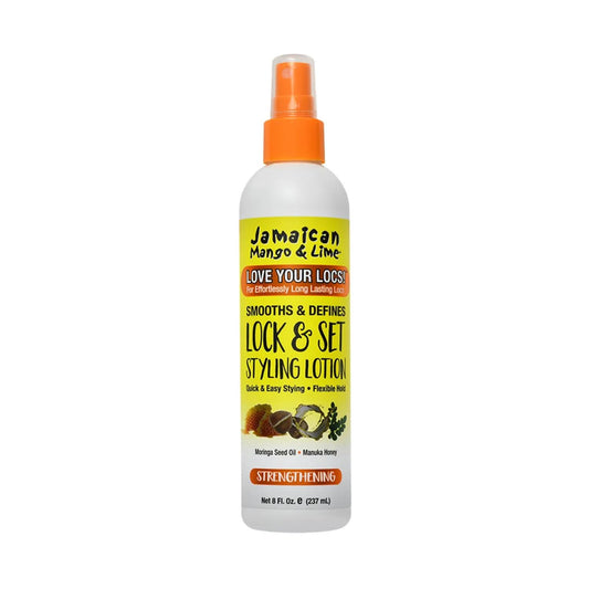 Jamaican Mango & Lime Love Your Locs Lock & Set Styling Lotion - Long-Lasting Hold & Shine for Locs, Braids, Twists & Natural Hair - Flake-Free Beauty & Personal Care Jamaican Mango & Lime