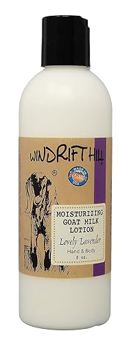 Windrift Hill (Lovely Lavender) Moisturizing Goat Milk Hand & Body Lotion 8 Ounce Bottle Beauty & Personal Care Windrift Hill