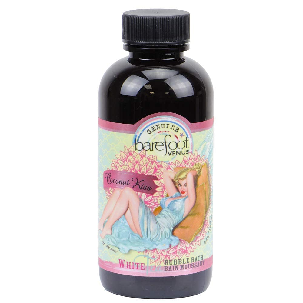 Barefoot Venus Bubble Bath with Essential Oil and White Tea Extract (Coconut Kiss)… Beauty & Personal Care Barefoot Venus