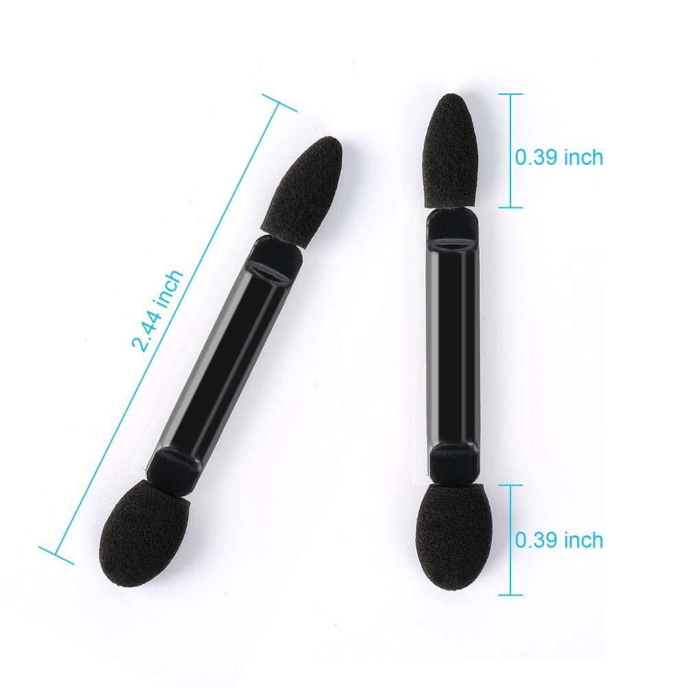 TygoMall Professional Double Head Eyeshadow Brushes Cosmetic Tool 50 Pcs Disposable Dual Sides Eyeshadow Sponge Brushes Makeup Applicator, (Size: 2.44 Beauty & Personal Care TYGOMALL