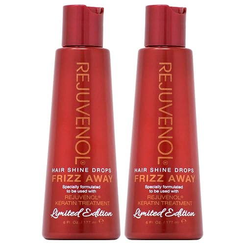 Rejuvenol Frizz Away Hair Shine Drop 6oz Pack of 2 Beauty & Personal Care Rejuvenol