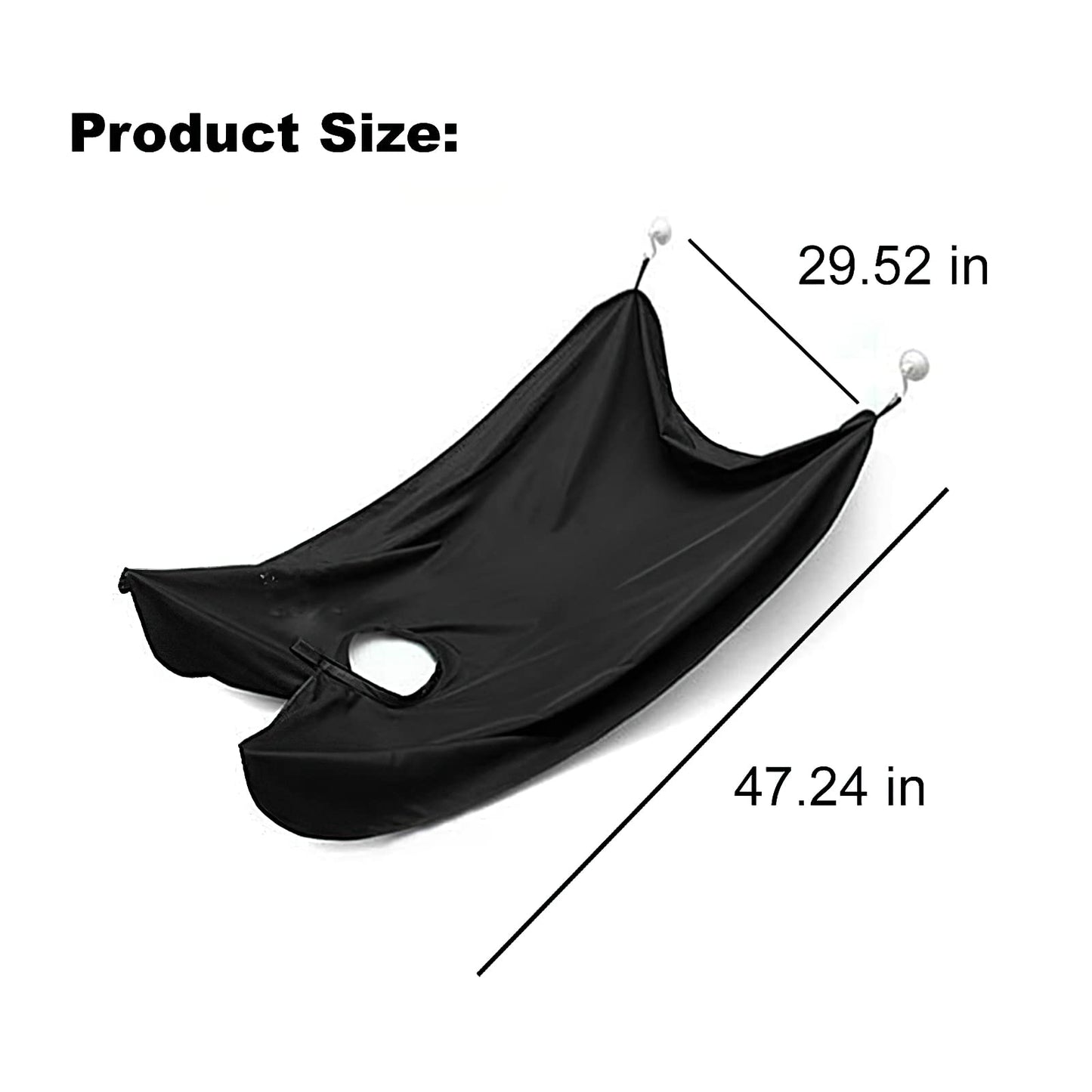 Beard Catcher Apron Shaping Tool Trimmer For Shaving And Trimming Beard Cape For Men With 2 Suction Cups And Hook Accessories - Beard Hair Care Beauty and Personal Care LANYARDWH