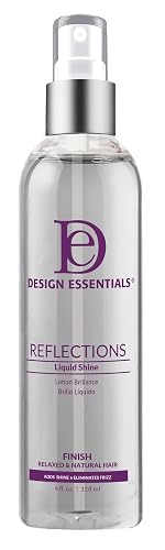 Design Essentials Reflections Liquid Shine, Lightweight Hair Polish Spray for Frizz Control, Thermal Protection & Shine, Alcohol-Free, 4 oz Beauty & Personal Care Design Essentials