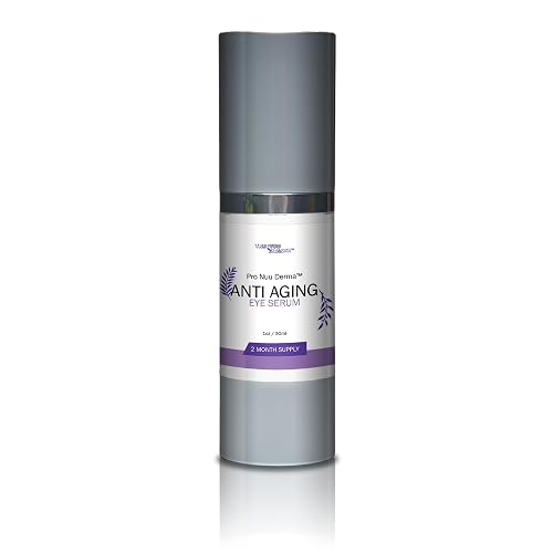 Pro Nuu Derma Serum - 2 Month Supply Anti Aging Serum - Our Best Eye Serum - Improve Dark Circles & Wrinkles with Anti Aging Vitamin C Anti Wrinkle Beauty & Personal Care True You Health