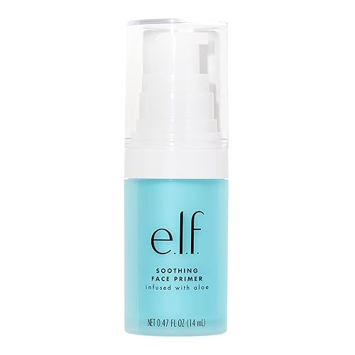 e.l.f. Soothing Face Primer, Nourishing & Moisturizing Face Makeup Primer For Long-Lasting Makeup, Infused With Vitamin E, Vegan Beauty & Personal Care e.l.f.